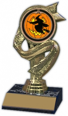 Halloween Flowing Ribbon Trophy