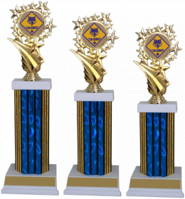 Pinewood Derby Participation Star Trophy Package