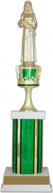 19" Beauty Pageant Participation Trophy