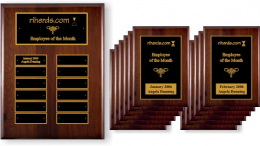Employee Recognition Plaque Package