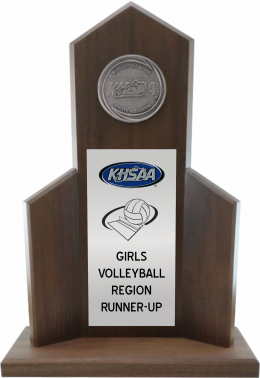 Volleyball Region Runner-up Trophy
