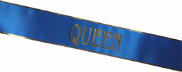 Queen Blue Sash