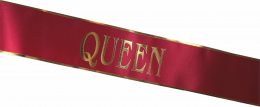 Queen Red Sash
