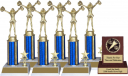Cheerleading All Star Trophy Package - 8145CH - 8145CH-PACK