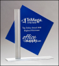 Blue Diamond Shaped Glass Award - G3010