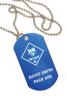 Laser Engraved Cub Scout Dog Tag with Chain - KT300-PWD