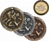 2" Wrestling Medallion