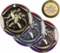 2" Wrestling Medallion