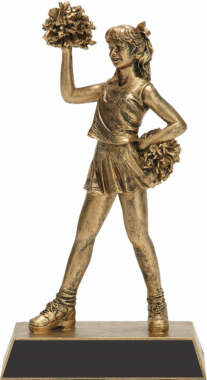 Cheerleader Female Gold Resin