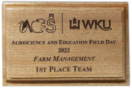 9" x 12" Mahogany Engraved Plaque