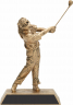 Golfer Female Gold Resin - 50622-G